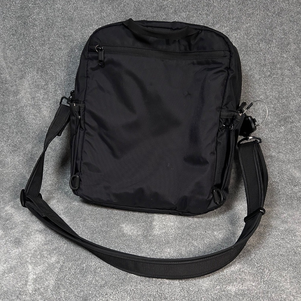 Pacsafe Messenger Bag Black Anti-Theft Crossbody Travel Shoulder Bag - Picture 4 of 16